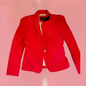 J Crew Red Blazer Size 4